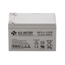 12V 12Ah Batterie au plomb (AGM), B.B. Battery EP12-12, 151x98x94 mm  (Lxlxh), Borne T2 Faston
