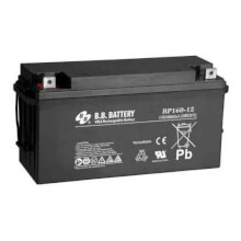12V 160Ah Batterie au plomb (AGM), B.B. Battery BP160-12, 483x171x240 mm (Lxlxh), Borne I3 (Insert M8)