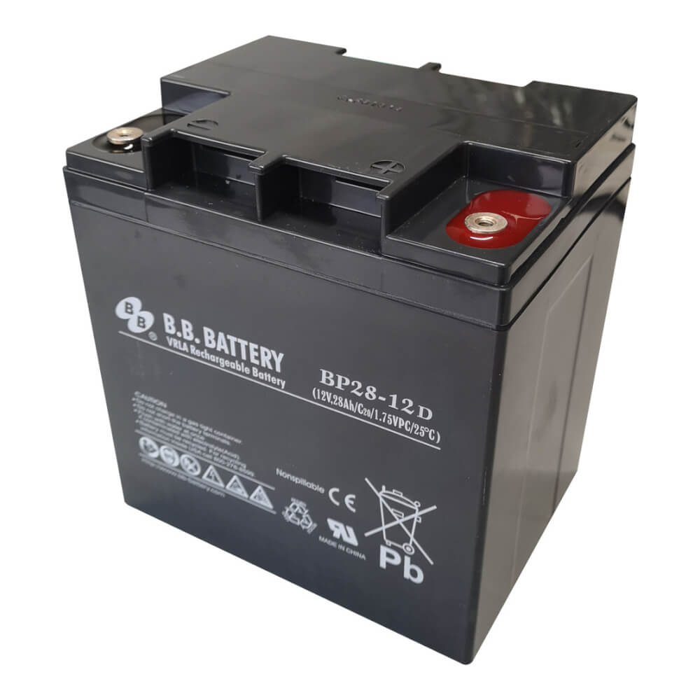 12V 28Ah Batterie au plomb (AGM), B.B. Battery BP28-12D